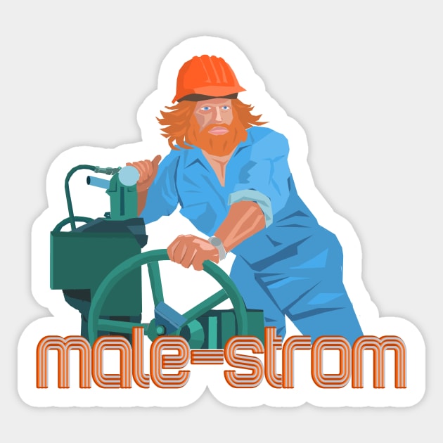 malestrom Sticker by Radical Rad